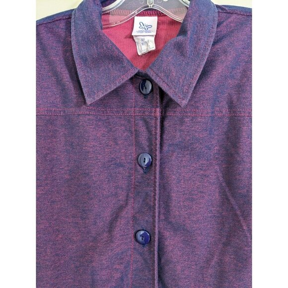 Weekenders Vintage 2 Piece Suit Set Womens Med Pants Jacket Purple Pink - Picture 3 of 5